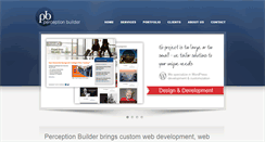 Desktop Screenshot of perceptionbuilder.com